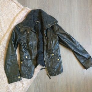 Genuine leather moto jacket XS